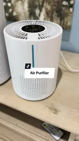 This Mooka air purifier has made such a difference in our bedroom! #airpurifier #allergyrelief #cleanairsolutions #homepurifier 