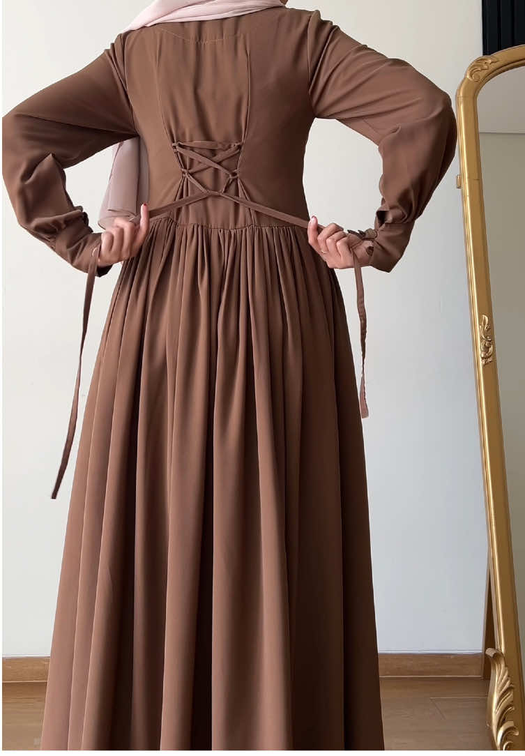 get ready with Aurora Dress — in new version (udah ada pita belakangnya😍❤️)