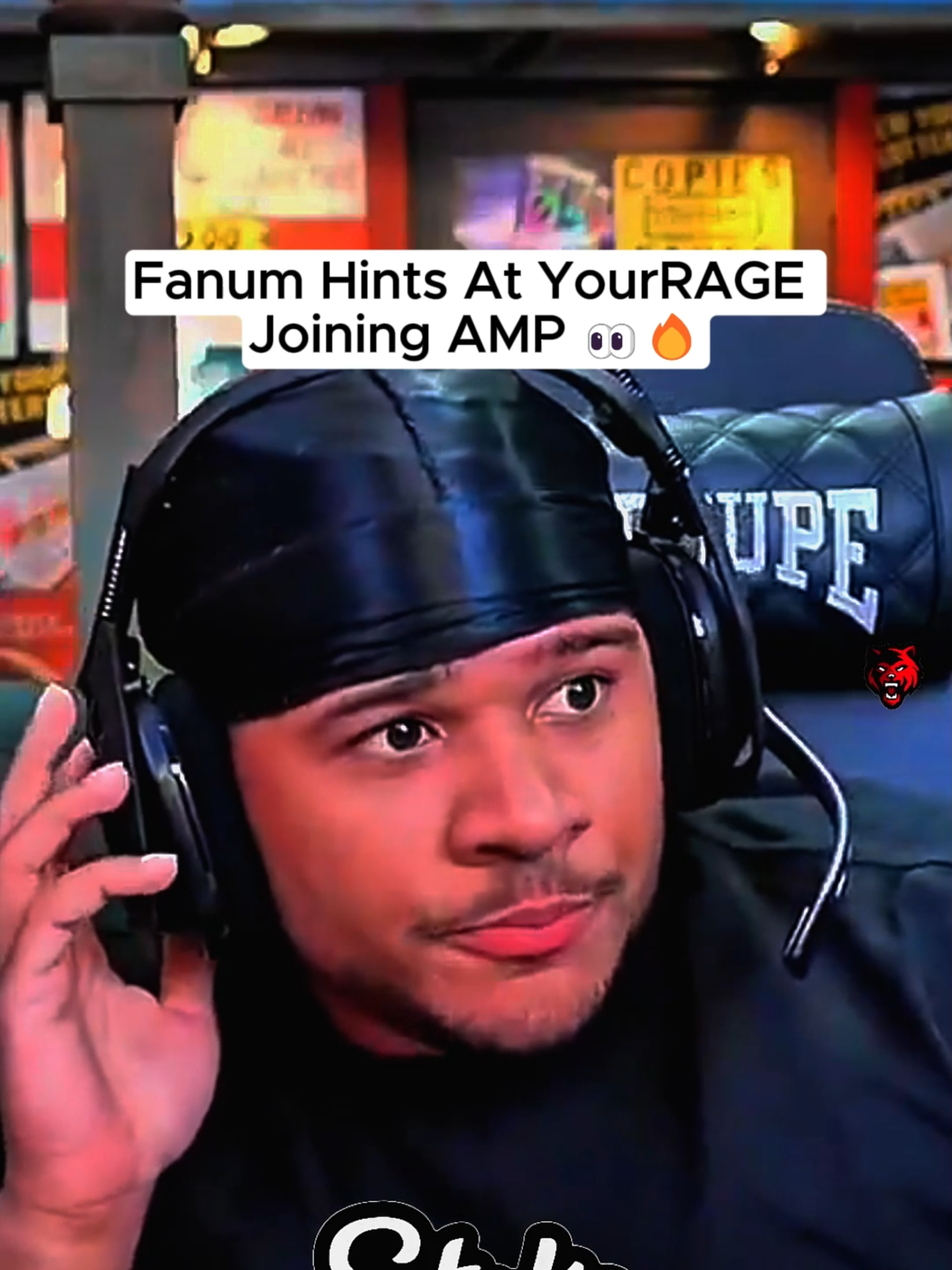 Fanum Hints At YourRAGE Joining AMP 👀🔥#fanum #fyp #viral