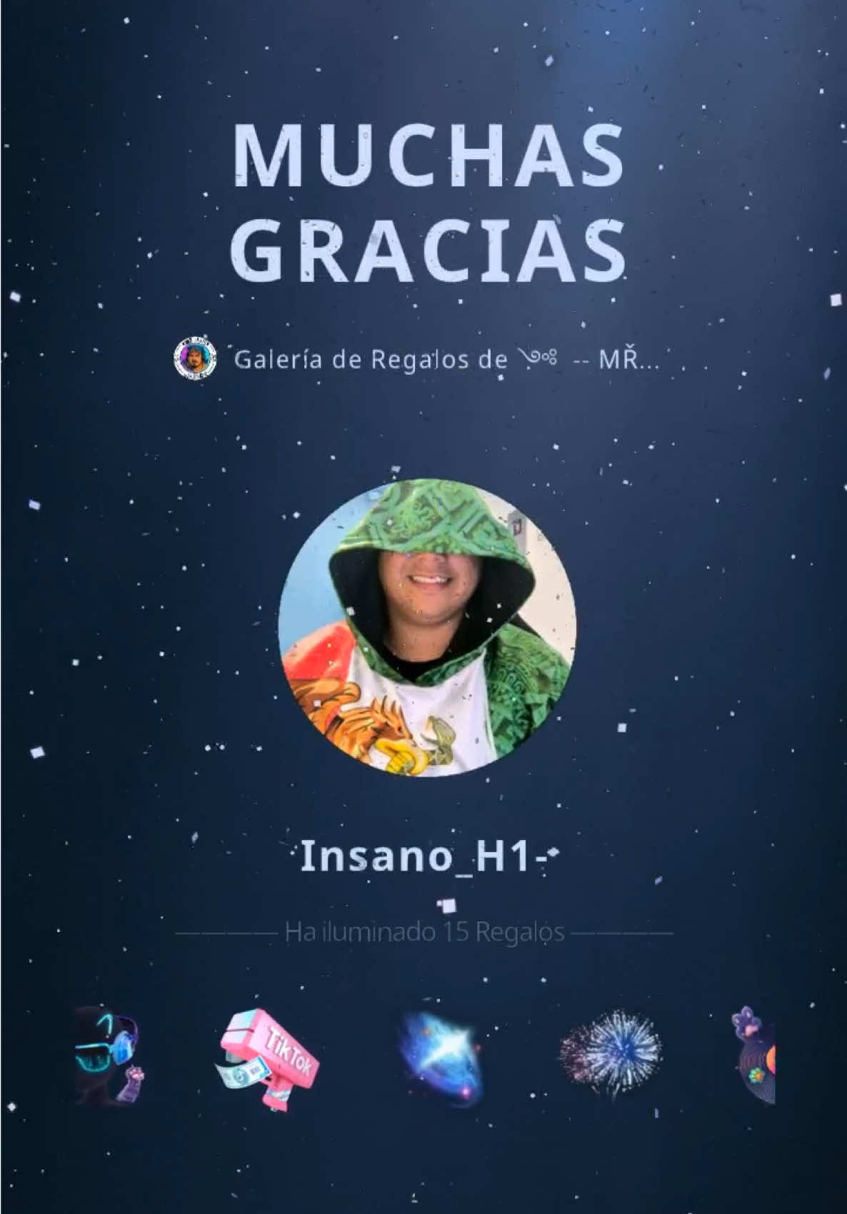 ¡Gracias por los maravillosos Regalos que has enviado a mi Galería!@Insano_H1🇲🇽 #livegift #giftgallery 