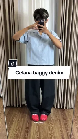 Celana baggy nih #celanamurah #celana #celanabaggy #rekomendasicelana #outfitinspo 