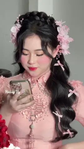 Makeup Cô dâu Phan Anh xinh đẹp 🍓#HoàngVyMakeup #côdâu #makeupcôdâusàigòn #xuhuongtiktok 