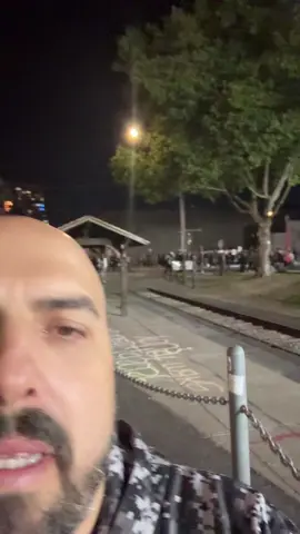 Checking in on the Portland ice protest and it was pretty benign