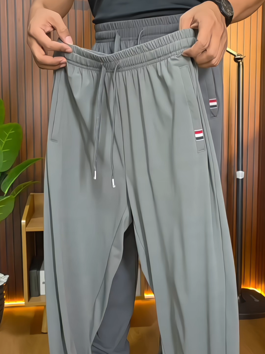 Celana training unisex disai bahan icysilk #celanatraining #celanaolahragapanjang #celanaolahraga 