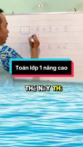 Hướng dẫn phụ huynh làm toán điền số vào ô trống nâng cao toán lớp 1. #thaygiaolang #thaygiaolang37 #lop1 #toantieuhoc #viral 
