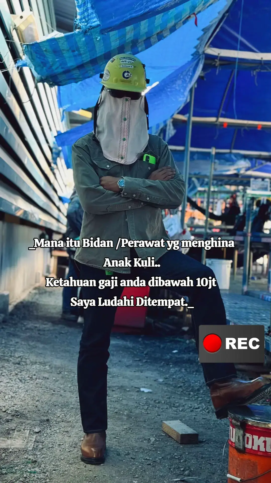 Selagi masih makan Gaji  turunkan sedikit Nada bicara anda#Welding #