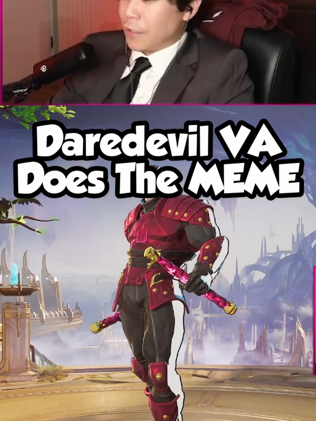 Aleks Le / The Daredevil VA Did the Meme LMAO #marvelrivals #marvelrivalsclips #marvelrivalsdaredevil #marvelrivalsseason4 #marvelrivalsmemes #daredevil