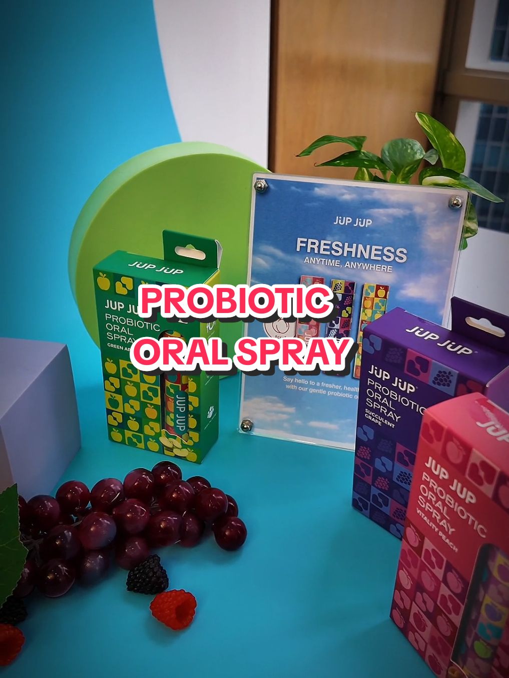 🌟✨ Rasa Segar dengan JUP JUP Probiotic Oral Spray! ✨🌟 @konvymy  Tak perlu risau lagi tentang nafas tak segar! 🌿 JUP JUP Probiotic Oral Spray dengan rasa Succulent Grape memberikan rasa segar yang tahan lama sambil membantu menjaga keseimbangan mikrobiota mulut. 🌱💜 Hanya dengan satu semburan, nafas anda pasti lebih segar dan sihat! 🦷💨 💜 Fungsi Utama: ✔️ Membantu menjaga kebersihan mulut ✔️ Rasa anggur yang segar dan menyegarkan ✔️ Membantu menyokong kesihatan sistem pencernaan #Jupjuporalspray #thaiproduct #konvymy  #MouthSpray #NafasSegar #KesihatanMulut #RasaAnggur #JagaDiri #KesihatanSihat #Malaysia