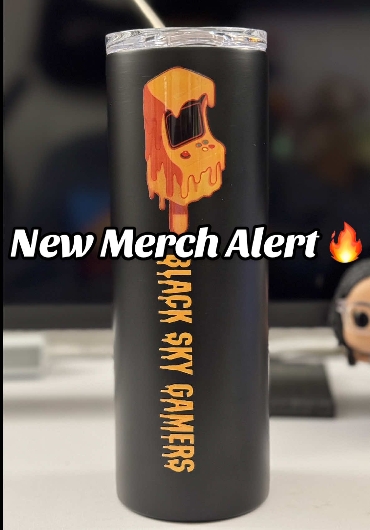 Got to stay hydrated during those long streams!  Finally got a chance to check my mail and open my new tumbler from BSG shop 🔥  https://blackskygamers.com/en-usd/ @Twitch: ConflictedAirr  #blackskygamers #BSG #twitch #fyp #merch 