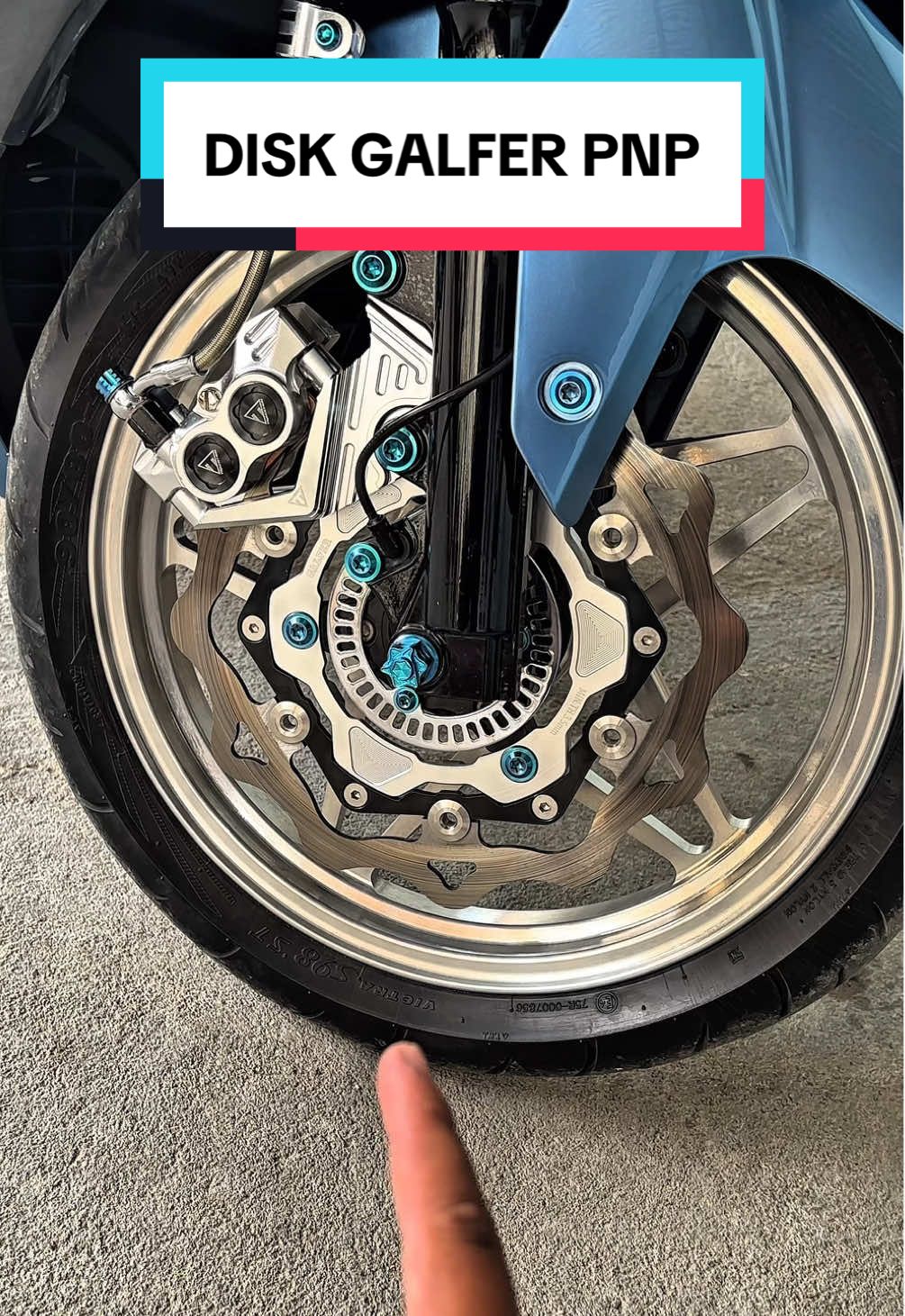 cakram galfer pnp aerox nmax boss #cakramgalfer #diskgalfer #nmax 
