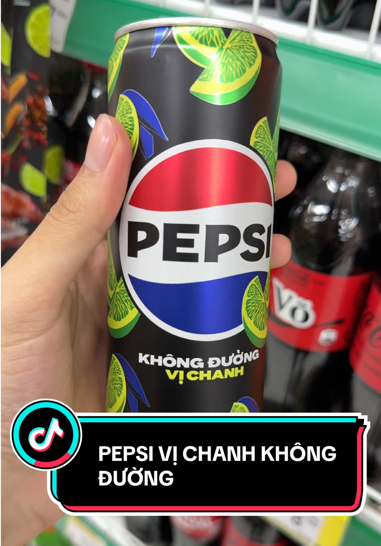 Thùng 24 lon pepsi vị chanh không calo không đường #taphoaseden 