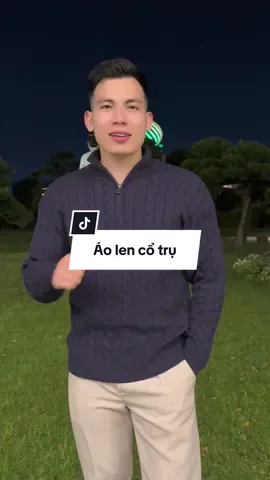 Áo len cổ trụ #thoitrangnam #aolen 
