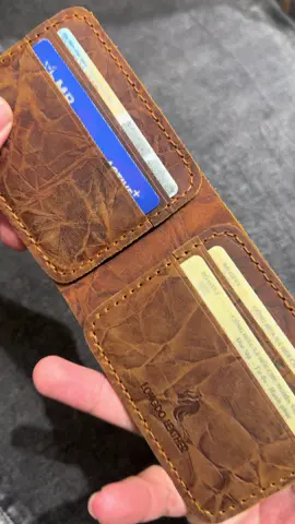 Ví mini da bò sáp #phukien #vidabo 