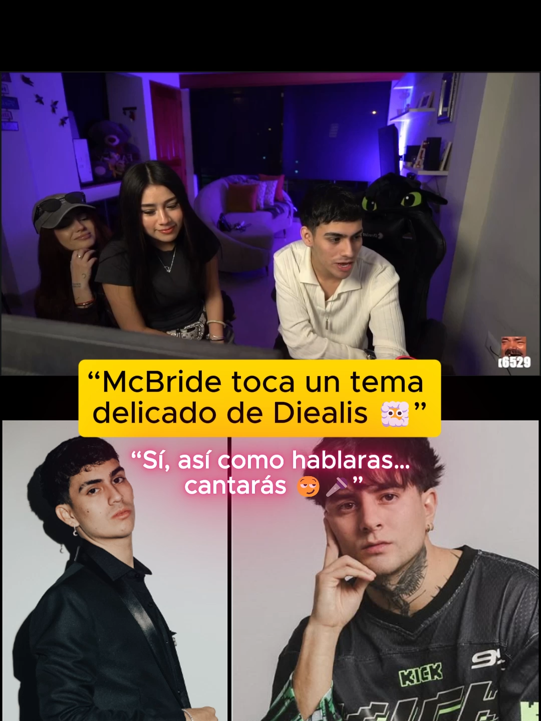 “McBride toca un tema  delicado de Diealis 😶‍🌫️”“Sí, así como hablaras… cantarás 😏🎤” #milenka #foryoupage #viralvideos #patada #parati #fyp #humor @milenka.nolasco_ @handa.music1 @diealis1 @macbridde