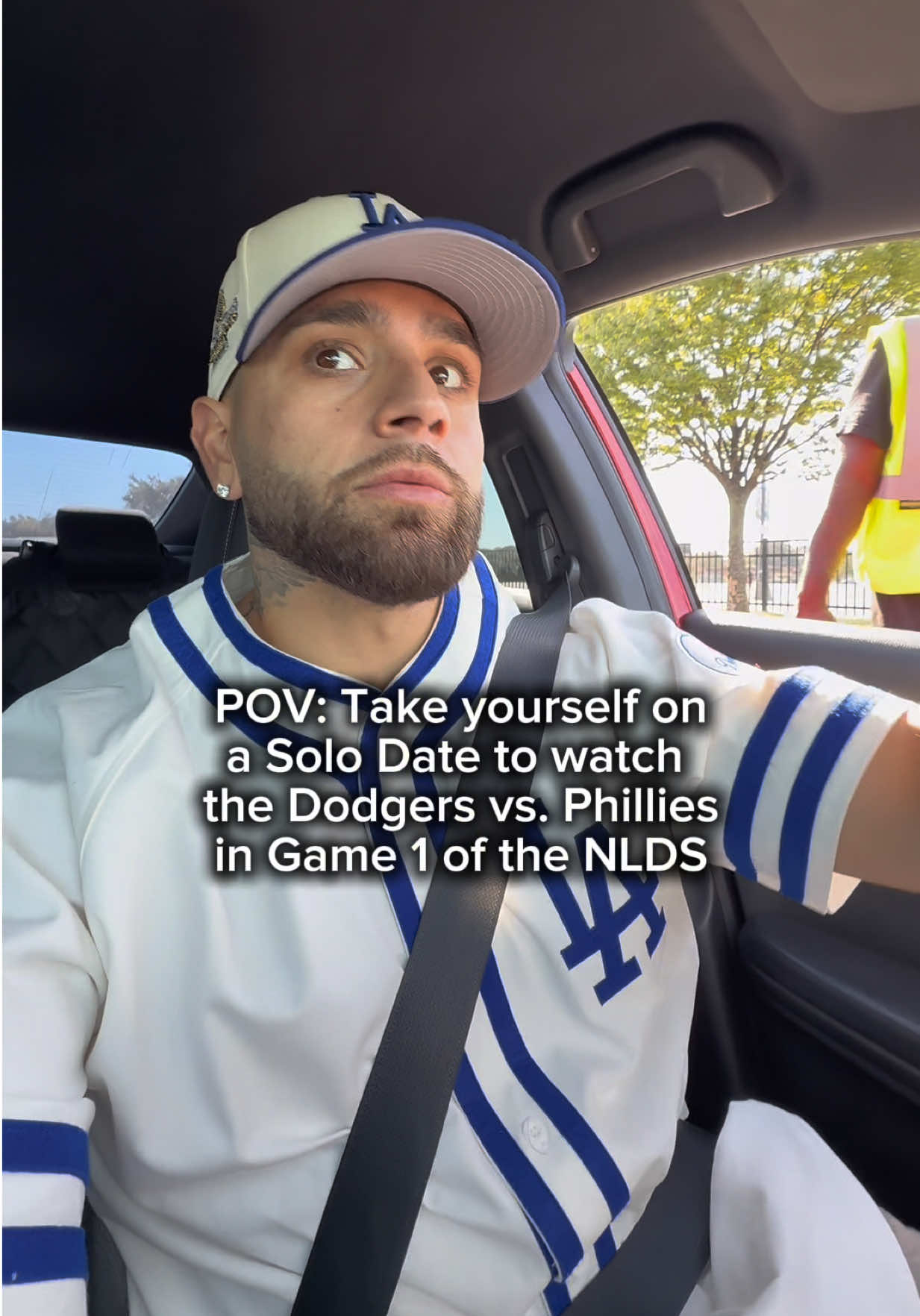 What a game. HUGE WIN for the Dodgers to take a 1-0 lead in the NLDS. Should I go to Game 2? 👀 #pov #Vlog #dodgers #phillies #baseball 