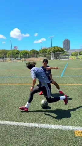COMBO SKILL⚽️BODY FAKE ＋ STEP OVER #football #Soccer #サッカー #REGATEドリブル塾 #ドリブル塾