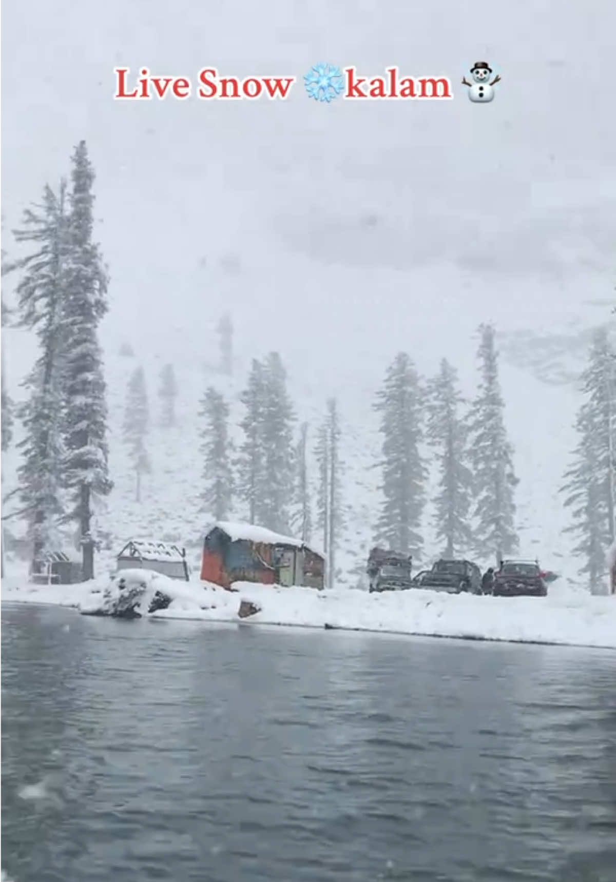 Swat kalam Snow ❄️ #kalam #tourism #explorer #snowfall #jaanalam415 