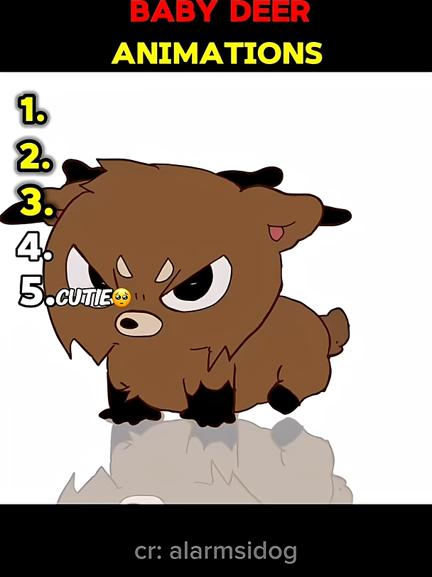 Ranking The Best Baby Deer Animation #99nightintheforest #99nightsroblox #deer #owl #ram #roblox