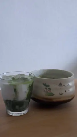 ชาเขียวของฉัน 🍵 #ชาเขียว #matcha 