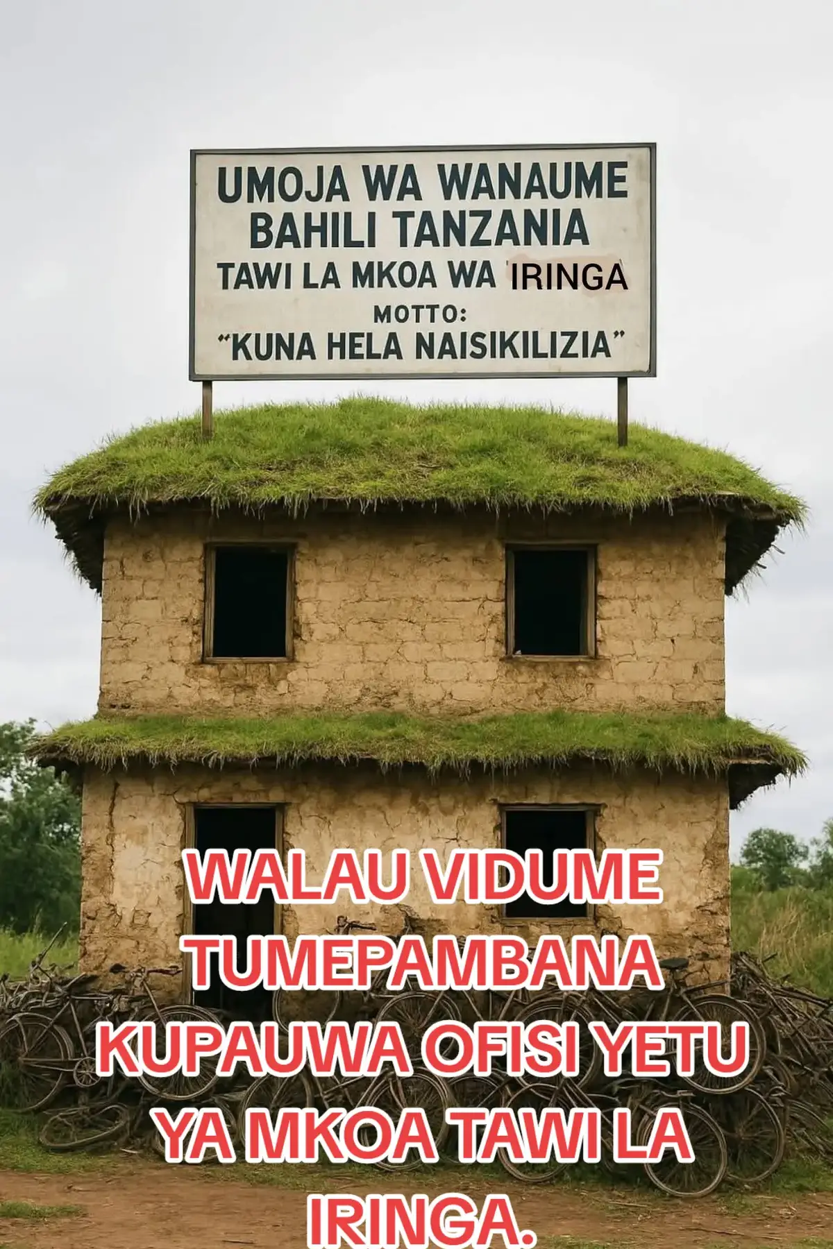 WALAU VIDUME TUMEPAMBANA KUPAUWA OFISI YETU YA MKOA TAWI LA IRINGA.