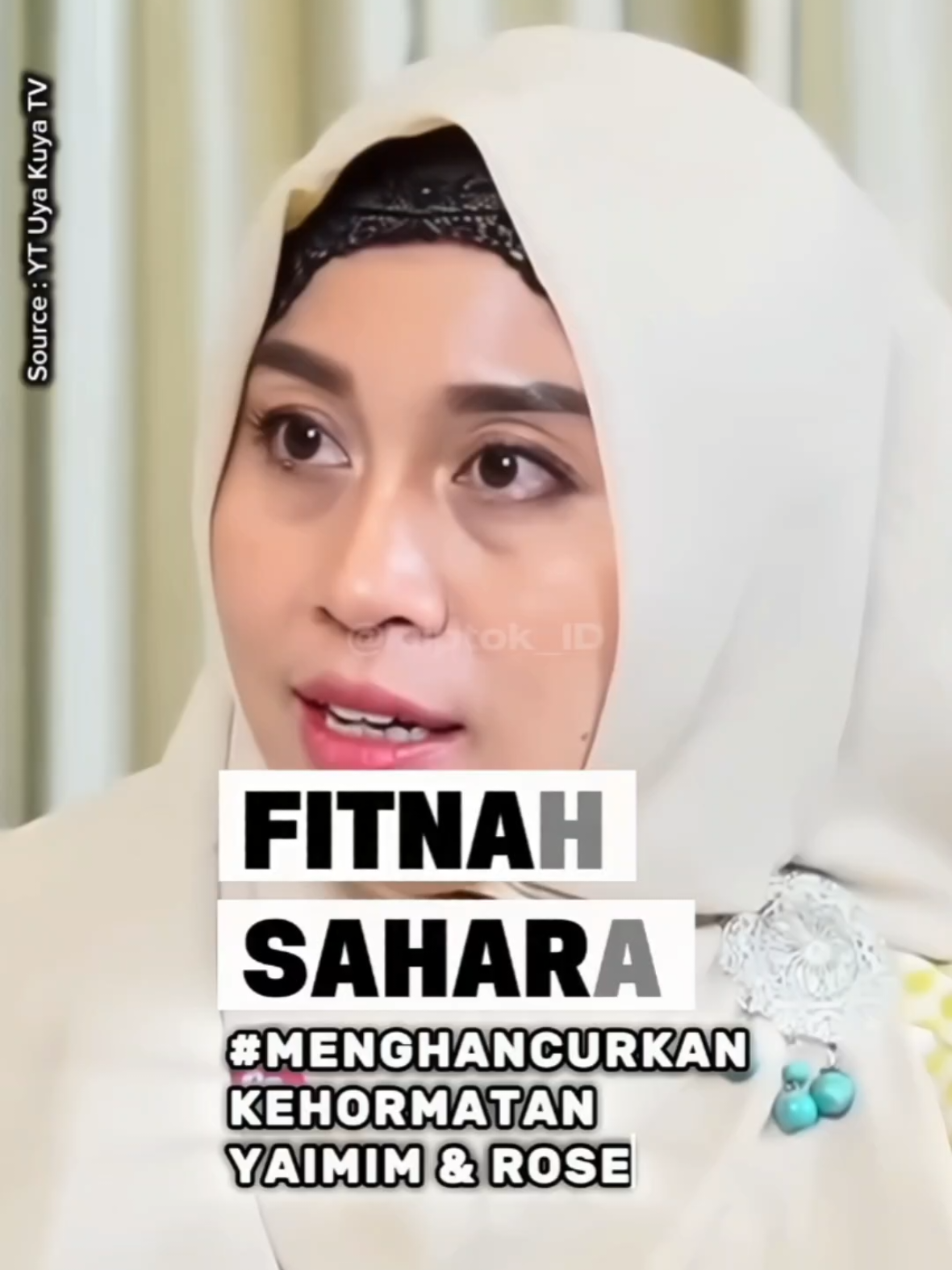 FITNAH SAHARA MENGHANCURKAN KEHORMATAN YAI MIM DAN ROSE ❗ #yaimim  #uyakuyatv  #fitnah  #fyp  #podcastclips 