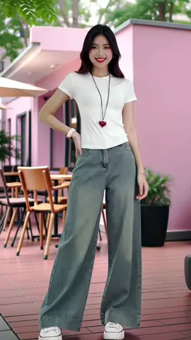 (Deal mở bán) Quần jeans ống rộng chất mềm #shopquylien #quanjeanongrong 