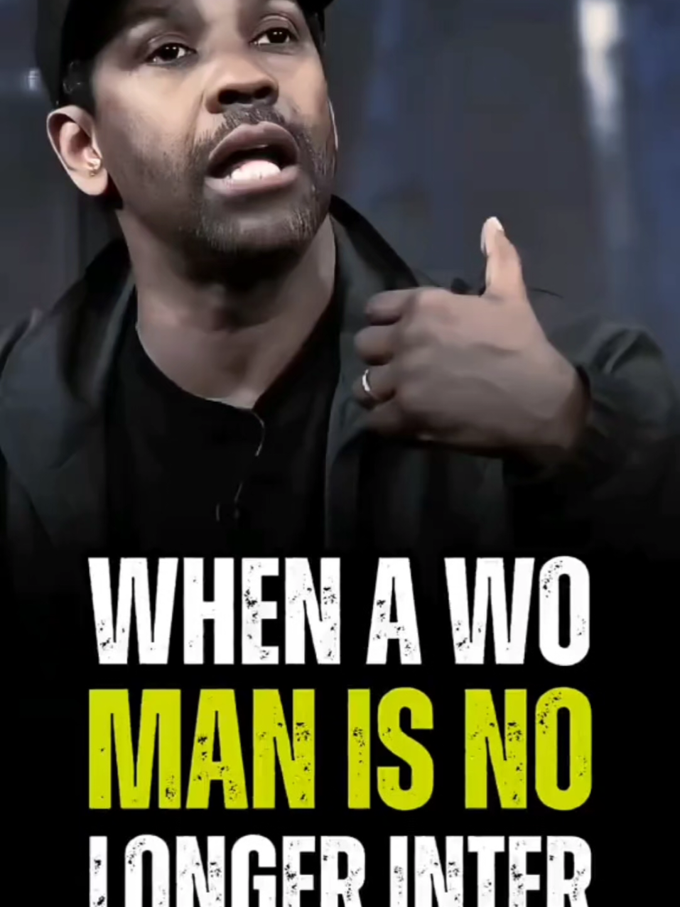 When a woman is no longer..... Denzel Washington Best motivational quotes 💯♥️  #denzelwashington #motivationalquote #motivationalvideos #denzelwashingtonspeech #inspiration 