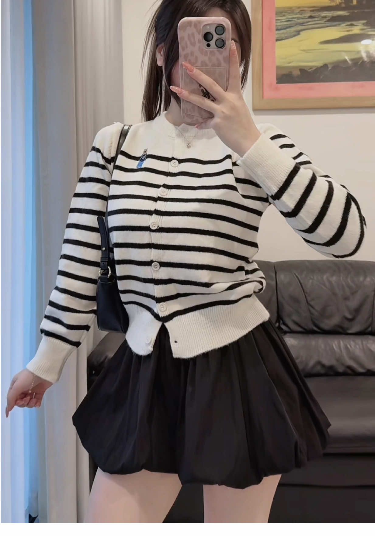 Áo len thêu gấu 🐻✨ #h2oclothing #aolennu #cadigan #aokhoaclen #aolenkengang 