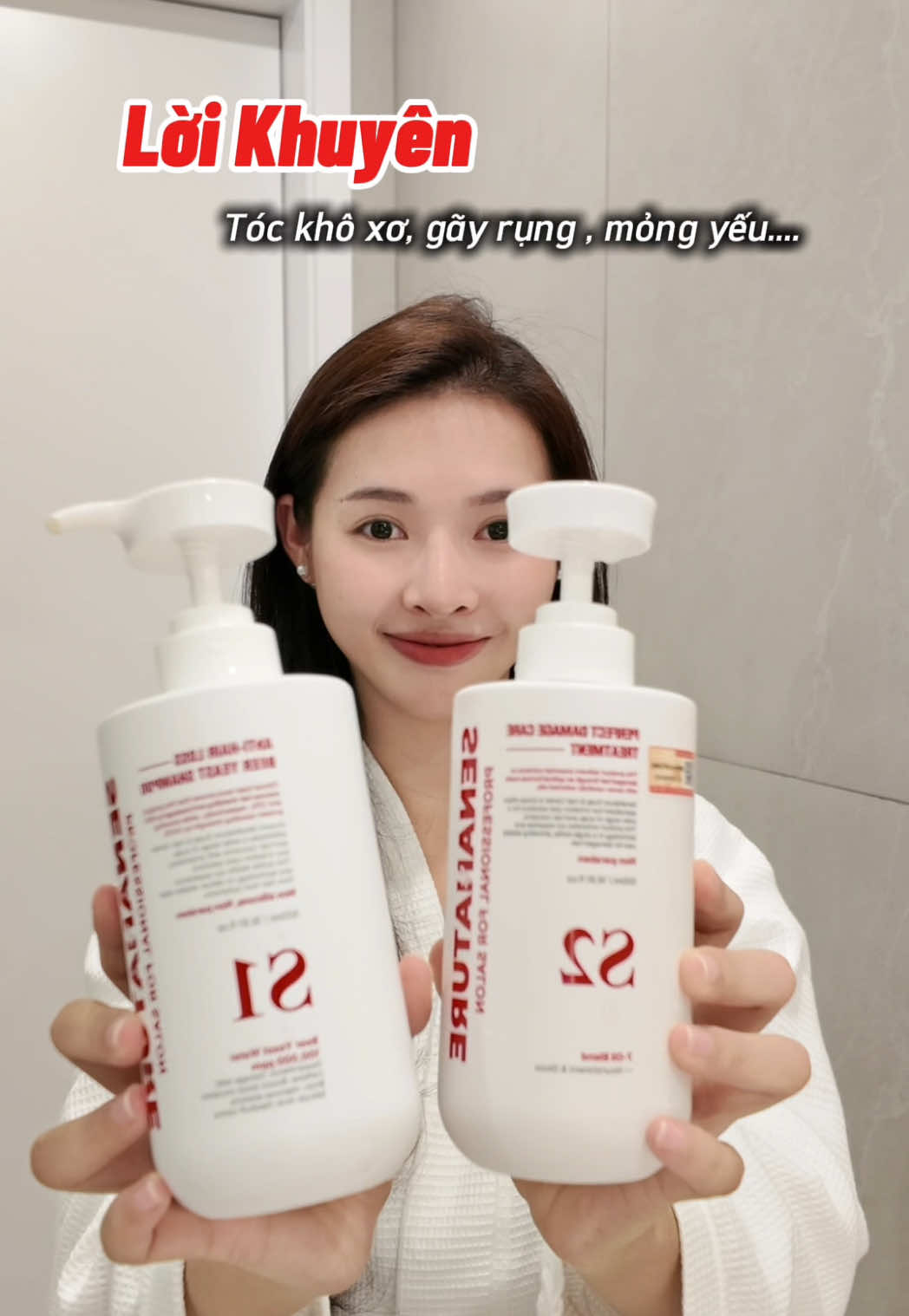 Cặp gội xả của SENANATURE này gội đúng thích luôn , mà hỗ trợ mọc tóc với giảm rụng tốt nha #Senanature #GoixaSenanature #Daugoihuongnuochoa #Haircare #Chamsoctoc 