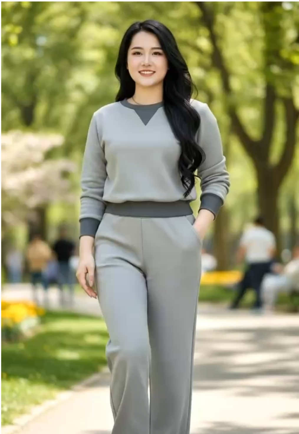 Bộ thu đông phối bo gấu sang xịn mịn, chất liệu co giãn mềm mại không bai xù.#setbomuadong #thoitrangmuadong #thoitrangmacnha #hottrend #fyp #foryou#thoitrang #xuhuong 