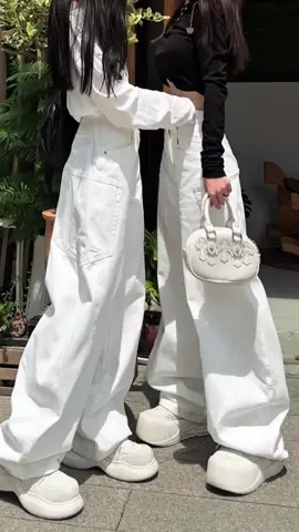 Quần kaki ống cong dáng rộng #xuhuong #trending #fyp 