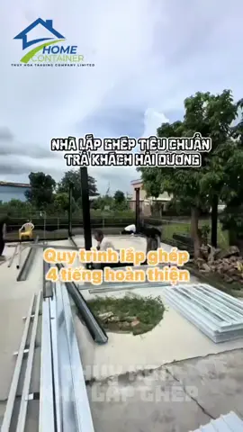 Nhà lắp ghép container trả khách #nhalapghep #nhacontainer #nhagiare #nhadidong #containers       