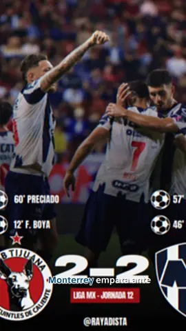 Monterrey empata ante Tijuana | #rayados #mty #ligamx #lcdlfmx #aldodenigris 