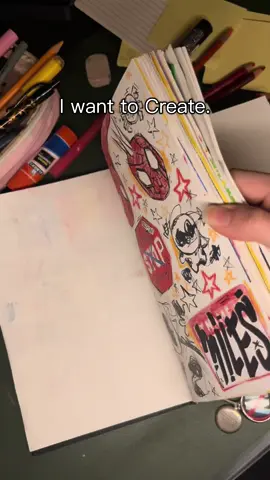 I love creating. #art #arttok #sketchbook #hopecoretiktok #oc 