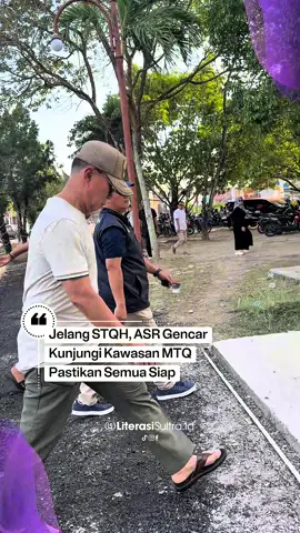 Menjelang pelaksanaan STQH Tingkat Nasional, ASR terus memantau secara langsung setiap progres kesiapan, khususnya di kawasan MTQ Kendari. Kunjungan ini menunjukkan komitmennya untuk memastikan seluruh sarana dan prasarana siap menyambut peserta dan tamu dari seluruh Indonesia dengan sebaik-baiknya. #STQH #asr #mtq 