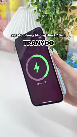 Tiện mà sạc vô pin siu nhanh luon í chứ #sacduphong #sackhongday #sacmagsafe #tranyoo #sacduphongkhongday 