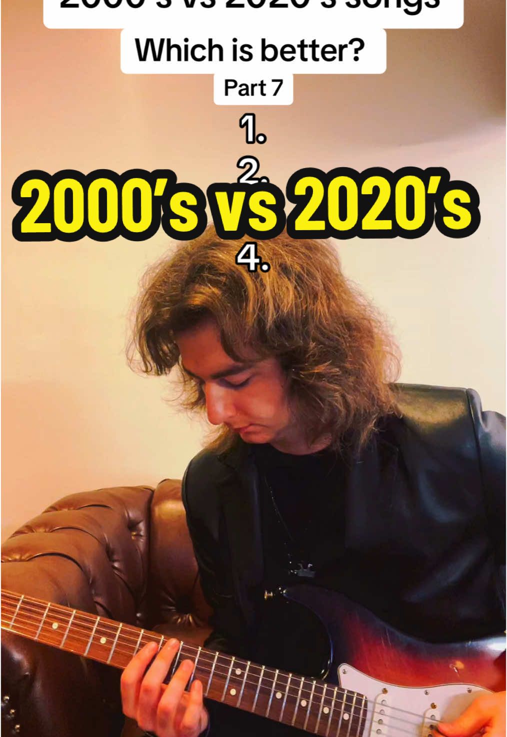 2000’s vs 2020’s music. What’s your fav? #guitar #theweeknd #dualipa #harrystyles #teddyswims