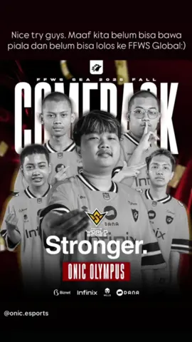 thanks guys 💛 #onicolympus💛 #ffwssea2025 #onicolympus #freefireesports 
