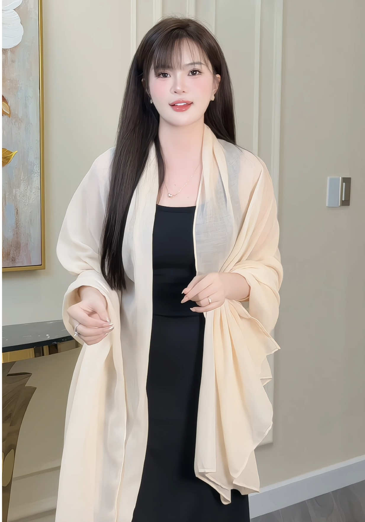 Khăn quàng kích thước lớn #champhanriview #khanchoang 