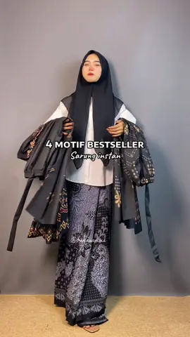 Buat yg masih susah pake sarung biasa mending pake yg instan aja dulu🥰🫶