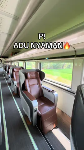Jogja - Jakarta 6 jam ga berasa! #argolawu #keretaapi #luxury #jogja #fyp 