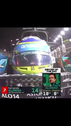 Fernando Alonso Singapore 2025, driver of the day. #f1 #fernandoalonso #singapore #astonmartin #f1edit 