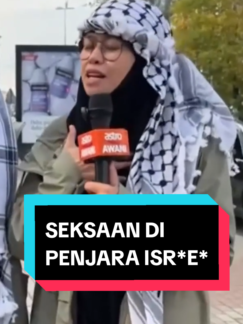 RASA MACAM NAK MAT1 . Perkongsian Heliza Helmi tentang seksaan yang dia lalui ketika ditahan di penjara izrahell. Rasa macam nak mat1 sebab tak dapat minum air . Kami jerit ramai² free Palessss walaupun laser senapang dah depan mata . @helizahelmi @hazwanihelmi_ #palestine #freepalestine