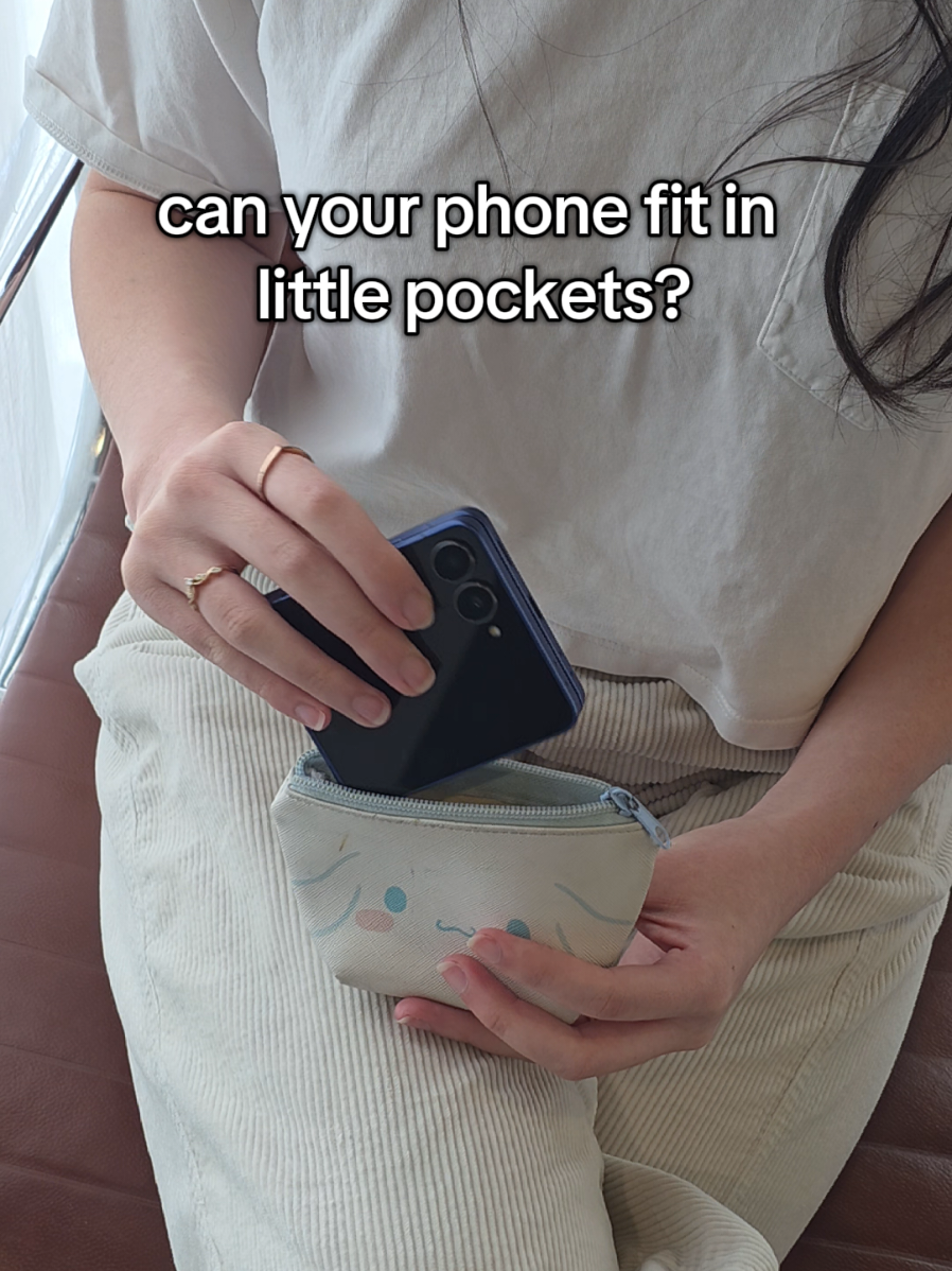Where else can I fit my Flip7? #Samsung #GalaxyZFlip7 #Tech #FlipPhone #Android 