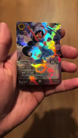 Disney Lorcana enchanted jasmine fabled 😍. #lorcana #lorcanatcg #tcglorcana #dracoon #tcg 