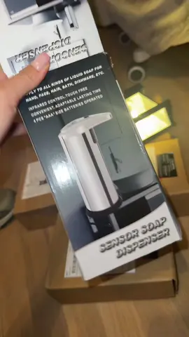 #sensorsoapdispenser #automaticsoapmachine #soapdispenser #homegoods #tiktokshopcreatorpicks 