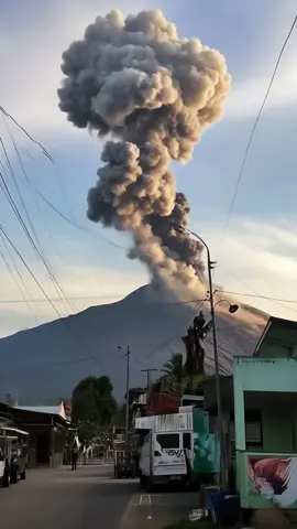 Canlaon Volcano Eruption | Ash Plume Rises 4 km Over the Philippines | 4K Ultra HD