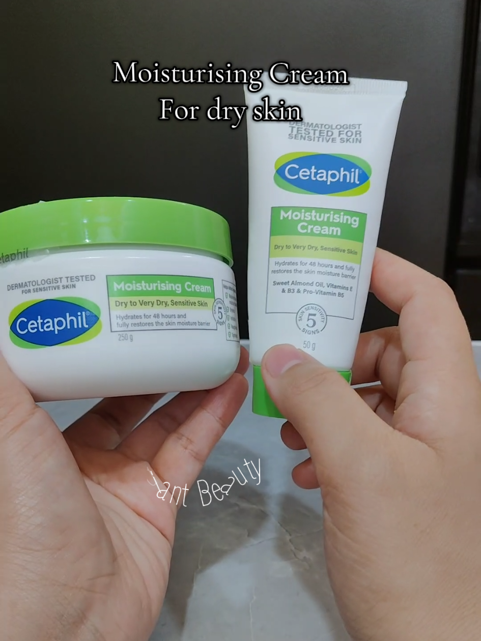 cetaphil moisturizing cream for dry to very dry, sensitive skin.  #moisturisingcream #moisturizingcream  #dryskinmoisturizer #dryskin #cetaphil 