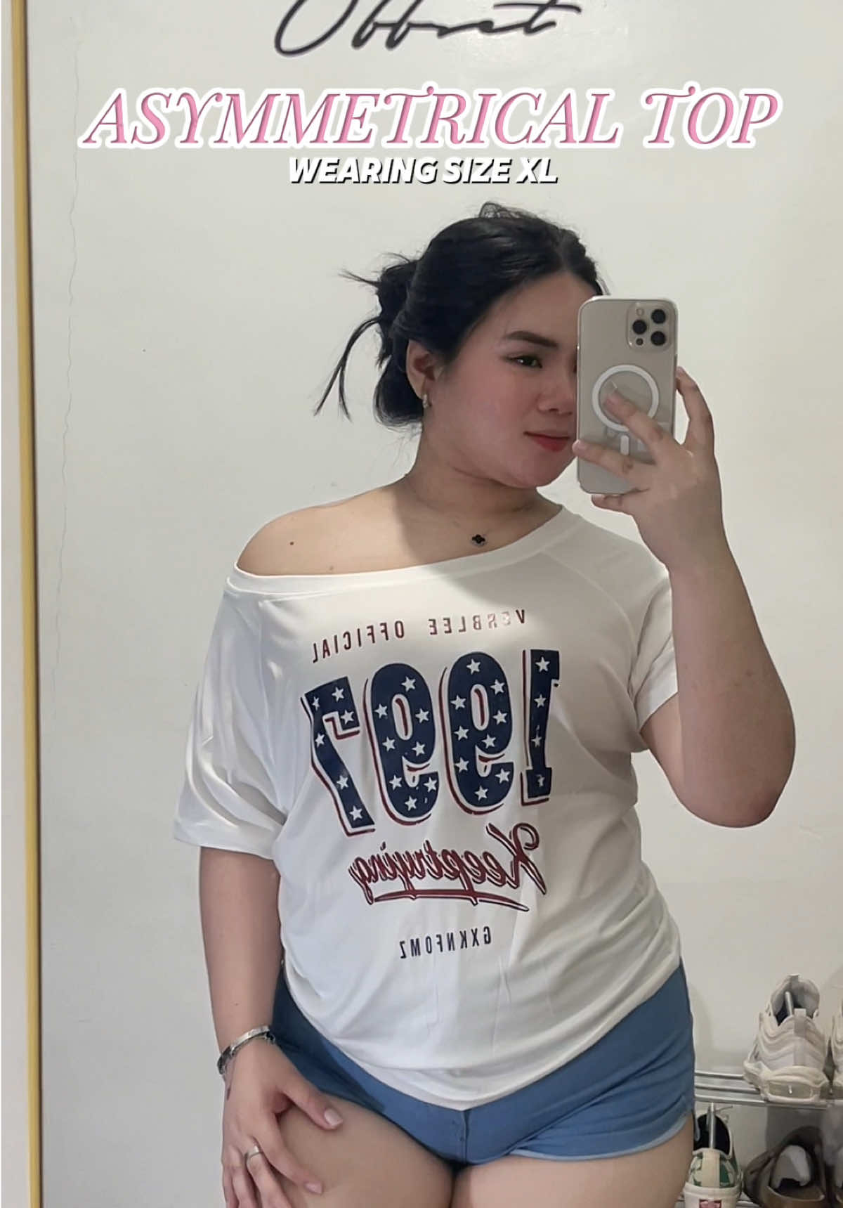 ang gandaa!!!  #asymmetricaltop #basicfit #OOTD #midsizefashion #chubbygirl  