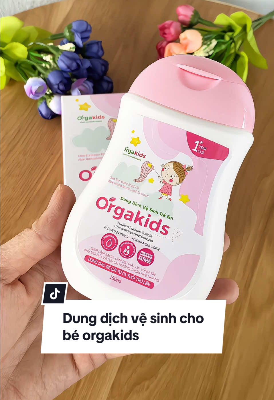 Dung dịch vệ sinh cho bé Orgakids#dungdichvesinh #dungdichvesinhchobe #orgakids #chamsocbeyeu #nhatamday 